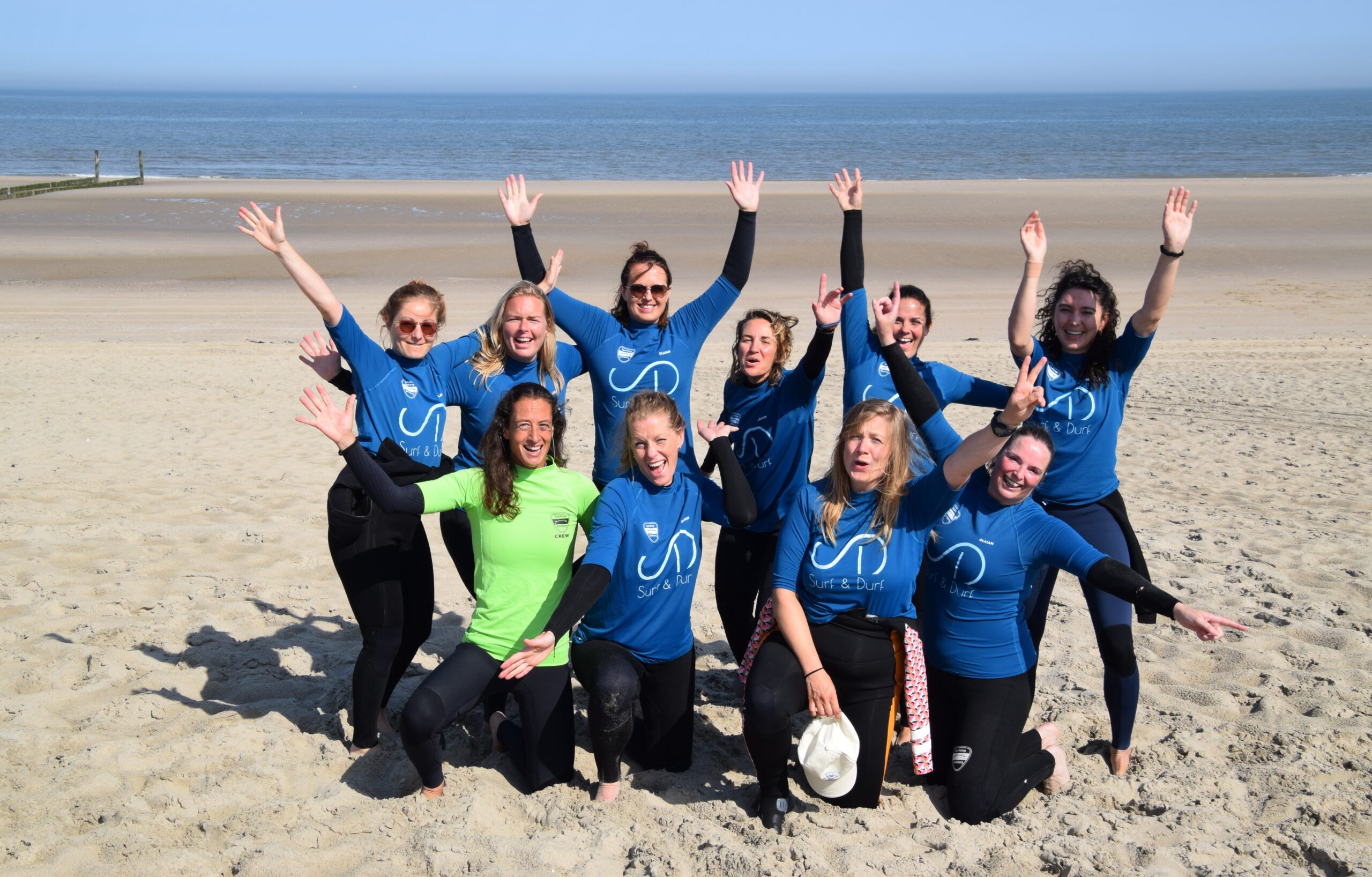 Surftherapie op het strand van Domburg